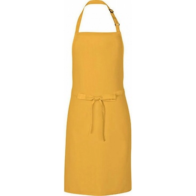 Link Kitchen Wear Univerzální keprová zástěra s laclem a nastavitelným páskem u krku Slunečnicová 72 x 85 cm X986