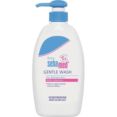 SebaMed Baby Gentle Wash extra jemná mycí emulze pro jemnou dětskou pokožku 400 ml