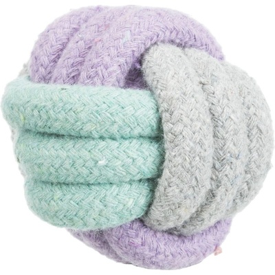 Trixie Junior uzlová lopta bavlnené lano 9 cm