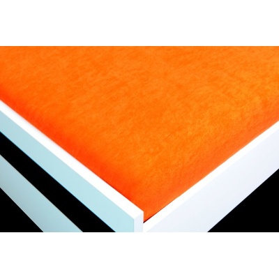 Nábytok Turzovka plachta Froté oranžová 90-180x200
