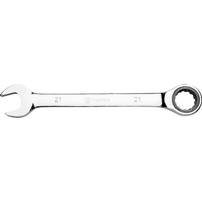 Topex Plochý-očkový kľúč s račňou 21 mm 35D748