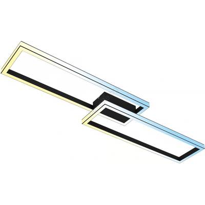 Briloner 3761015 - LED таванен плафон с димер LED/45W/230V 2700-6500K+ДУ черен (BL2265)