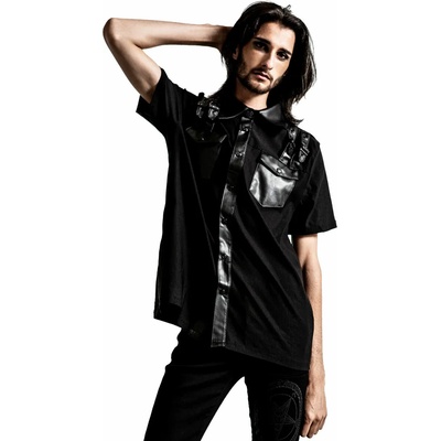 KILLSTAR Мъжка риза KILLSTAR - Daze Button-Up - ЧЕРНА - KSRA003986