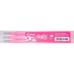 Pilot Frixion Clicker/гума 0, 35 mm розова 3 бр. BLS-FR-7-P-S3 (BLS-FR-7-P-S3)