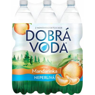 Dobrá voda mandarinka neperlivá 6 x 1,5 l