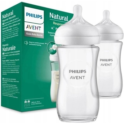 Philips Avent SCY933/02 kojenecká lahev průhledná sklo 240 ml
