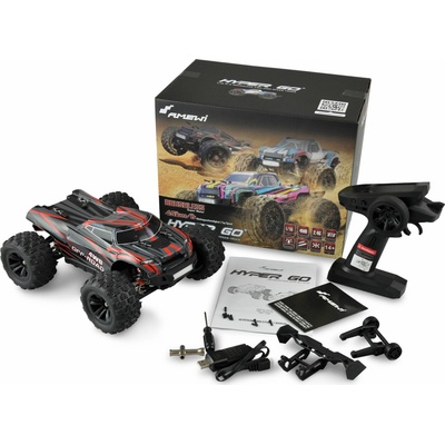 Amewi RC Hyper Go Truggy brushless 4WD RTR černočervená 1:16