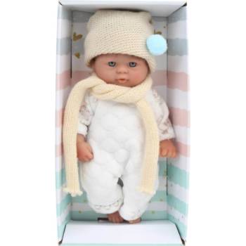 Image 1 of Armtoys КУКЛА mini baby doll С ПЛЕТЕНА ШАПКА И ШАЛ 25 СМ