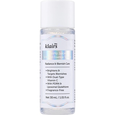 Dear, Klairs Freshly Juiced Vitamin Essence Toner MINI - Тоник-Есенция с витамин C MINI 30мл