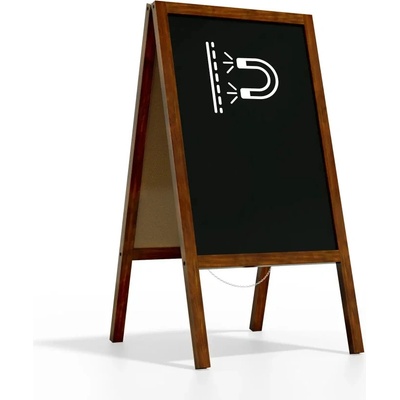 Allboards, Reklamní áčko s magnetickou tabulí 118 x 61 cm,MPK96