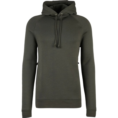 Stoic Мъжки вълнен пуловер Stoic MerinoFlatFleece240 SolbergSt. Hoody Merino hoodie - Dark Olive (005-6588-0213)