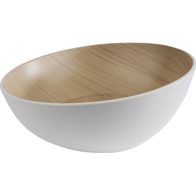 APS 84922 Melaminová mísa bílá hnědá 1,6 l 250 x 110 mm