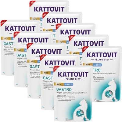 Kattovit Paté Gastro kačka 10 x 85 g