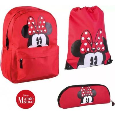 Detský školský plecniak 3v1 Minnie Mouse