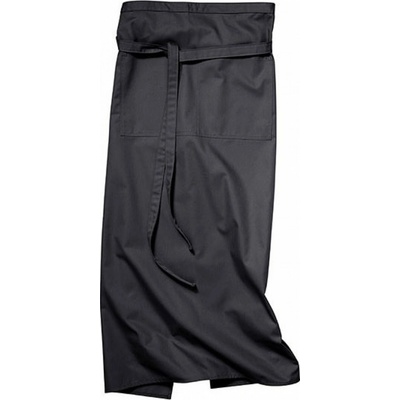 CG Workwear Gastro zástěra Roma odolná proti pomačkání Raven CGW1260