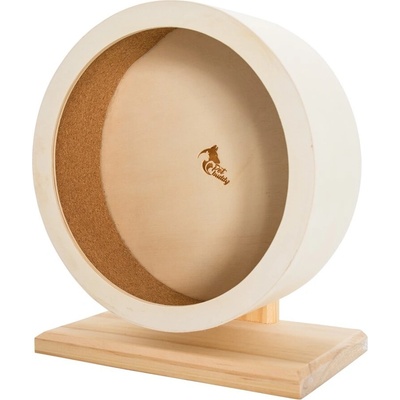 Pet Buddy běhací kolo borové dřevo korek 15 cm