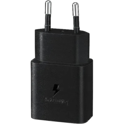 Samsung Оригинално зарядно Samsung USB-C 15W Черно (EP-T1510NBE)