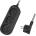 LogiLink Distributor 3, 3x CEE 7/3, текстилен кабел, черен