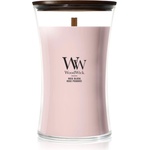 WoodWick Rose Blush ароматна свещ с дървен фитил 610 гр
