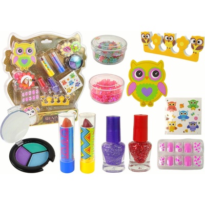 Lean Toys Detská kozmetická súprava Sovička