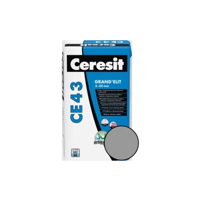 CERESIT CE 43 flex 07 šedá spárovací hmota 25 kg 1303160