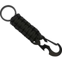 Přívěsek na klíče WARAGOD Paracord mutifunkční Laito černý