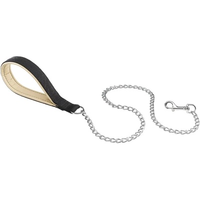 Ferplast - Daytona GM - Метален повод за кучета с мека подплата, 25мм/100 см. - черен