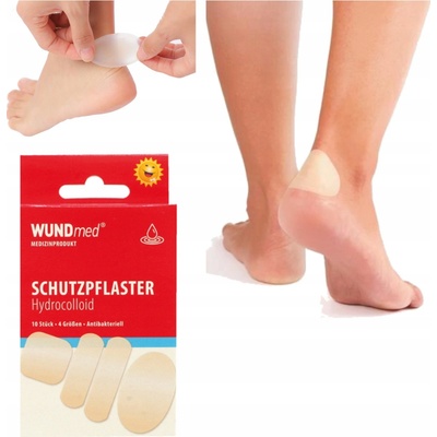 Wundmed Hydrokoloidné antibakteriálne náplasti 10 ks/Mix