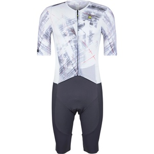 Alé Мъжки скин за колоездене Alé PR-E Mirror Skinsuit Cycling skinsuit - White - размер 3XL (002-3384-0218)