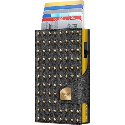 Tru Virtu Wallet Click & Slide SE Rivets Punk Glod