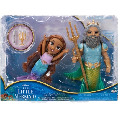 Jakks Pacific Disney Malá morská víla Ariel Triton 15cm