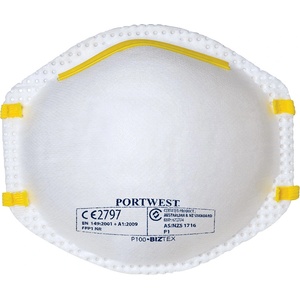 Portwest p100 / Респиратор ffp1 против прах, 20 броя в опаковка (p100whr)
