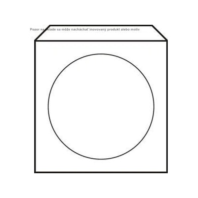Obálky na CD 124x124 s okienkom 1000 ks
