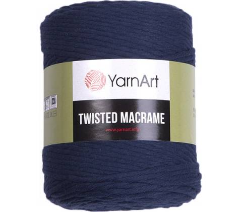 YarnArt Twisted macrame 784 - modrá