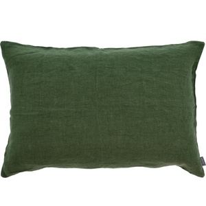 Södahl Декоративна възглавница Linen 40 x 60 см тъмнозелена (30061)