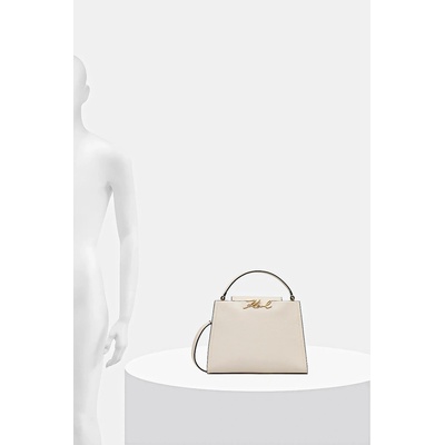 Кожена чанта Karl Lagerfeld K/SIGNATURE (B1W30058)