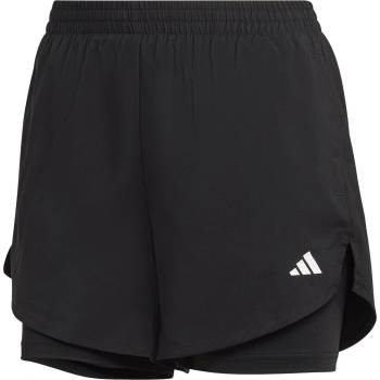 Image 1 of adidas Дамски къси панталони Adidas 2-in-1 Shorts Womens - Black/White