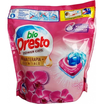 Bio Presto kapsule na pranie na farebné 40 PD