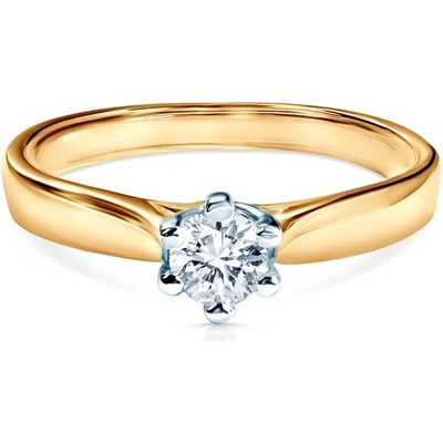 Savicki Zásnubný prsteň žlté zlato diamant SAV P BST 222 Z