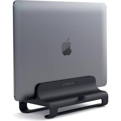 Satechi Universal Vertical Aluminium Laptop Stand - вертикална алуминиева поставка за MacBook и лаптопи (черен-мат)