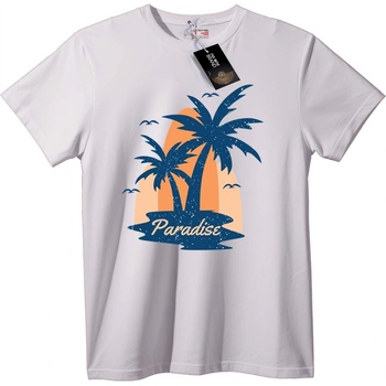 NOONEBRAND Тениска Палмов Рай - 4XL, Black
