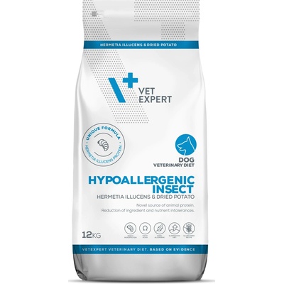 VetExpert Veterinary Diet 4T Hypoallergenic Insect Dog 12 kg