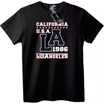 NOONEBRAND Тениска California LA 1986 - 2XL, White
