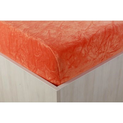 Firma Jan Sametové prostěradlo oranžové 140x200