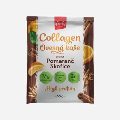 Semix Ovsená kaša s kolagénom s pomarančom a škoricou so sladidlom 55 g