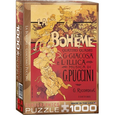 EuroGraphics Plakát Le Bohéma 1000 dílků
