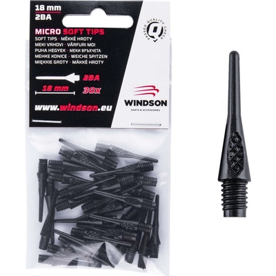 WINDSON MICRO 18mm, 30 ks - Černá
