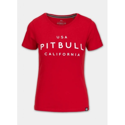 PitBull West Coast Dámske tričko USA CAL červené