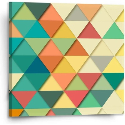Sablio Obraz Trojúhelníky - 110x110 cm