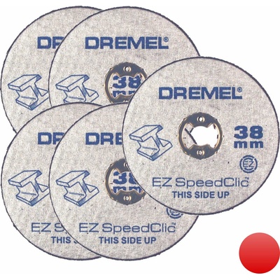 Dremel EZ SpeedClic: rezacie kotúče na kovy, balenie po 5 ks (SC456) 2615S456JC